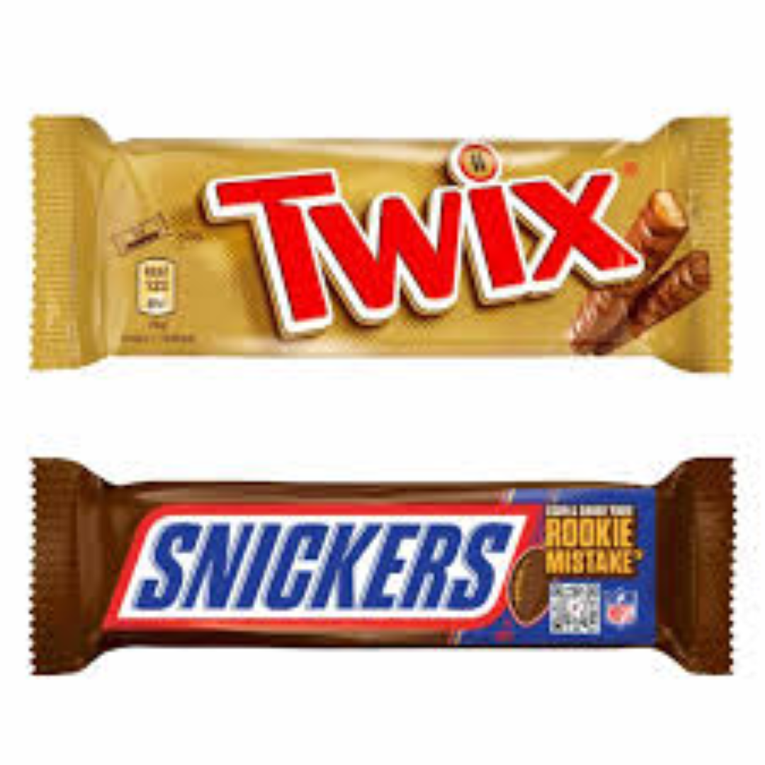 SNICKERS ROOKIE MISTAKE SNICKERS 50G+TWIX TWIN 50G